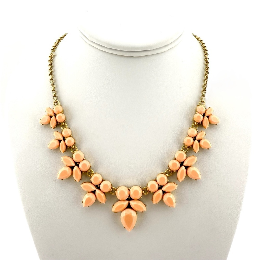 NWT J. Crew Peach Petite Statement Necklace
